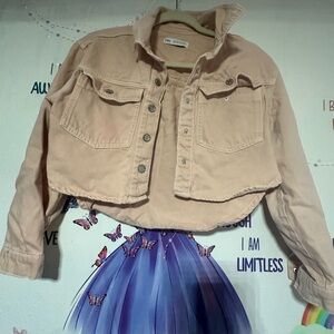 Zara Blush Pink Jacket size 13-14